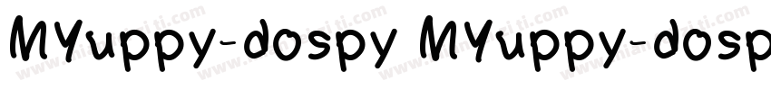 MYuppy-dospy MYuppy-dospy字体转换